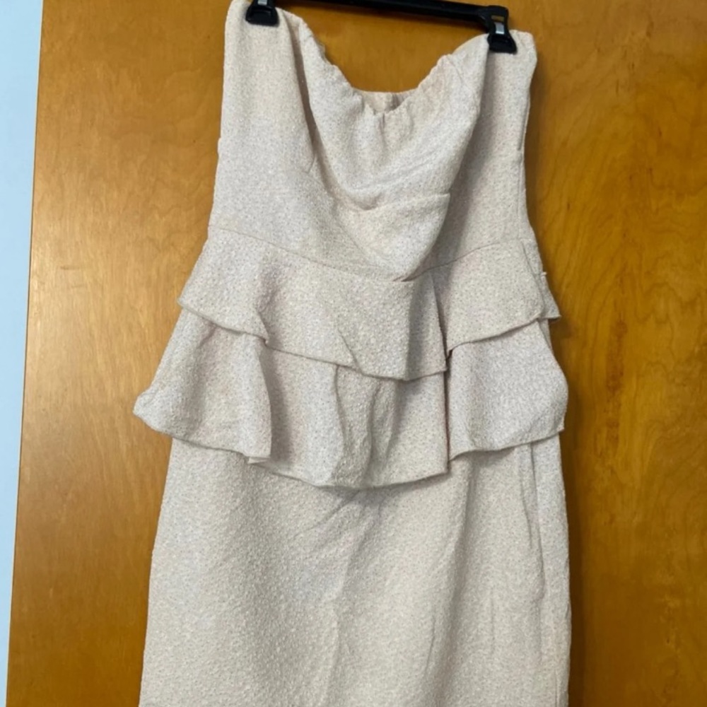 Champagne strapless dress Lovely Day